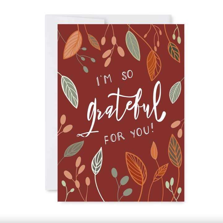 I'm So Grateful For You Card for wholesale by EverElling
