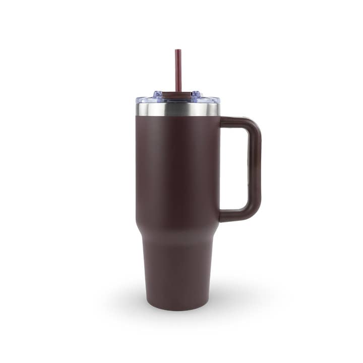 Hogg Outfitters - Wholesale Insulated Mug/Tumbler - 40oz POWDER COATED BIG SWIG TUMBLER - WINTER WONDERLAND