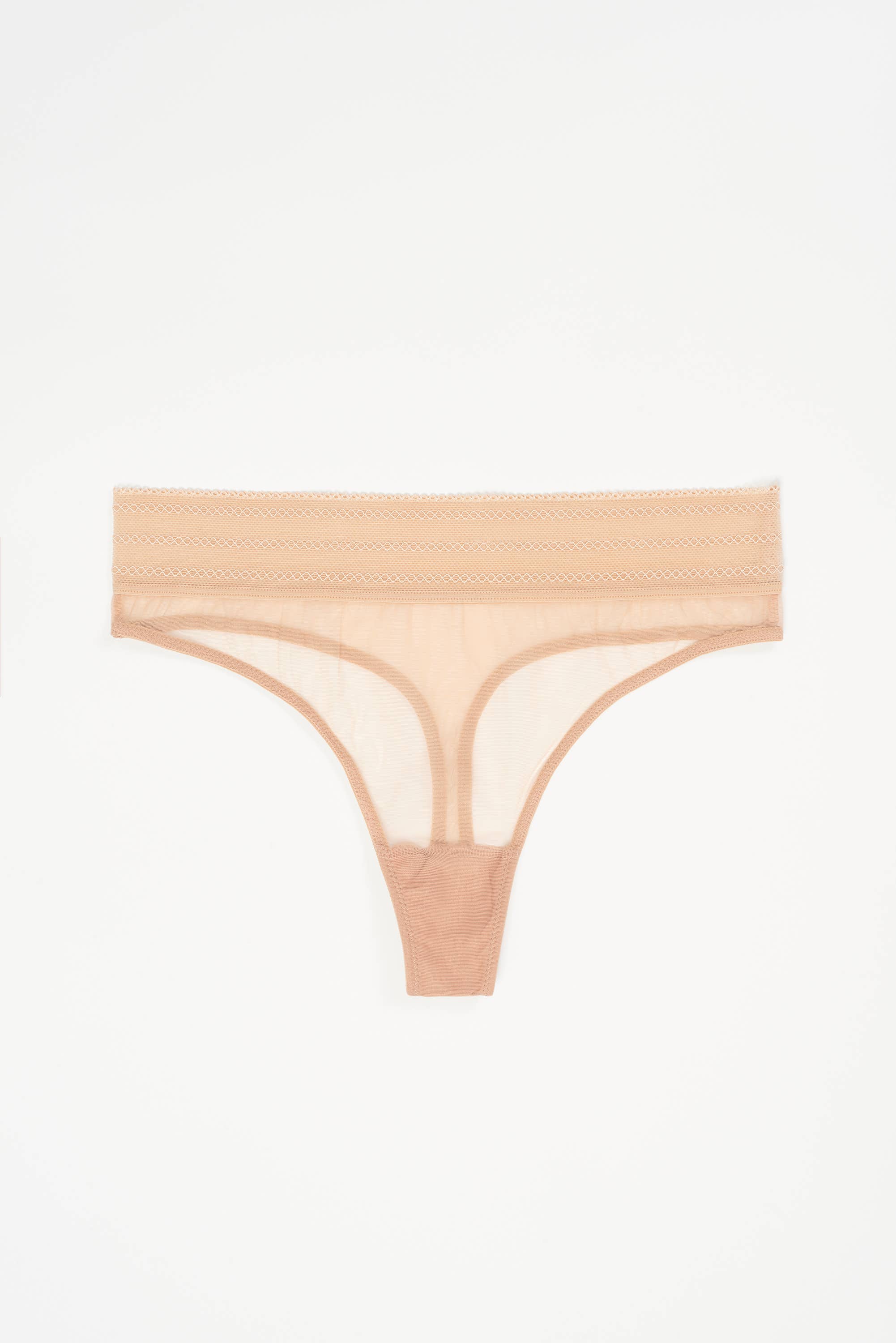 Else Lingerie - Vente Sous-vêtements – femme - String Bare à taille haute et ceinture large2