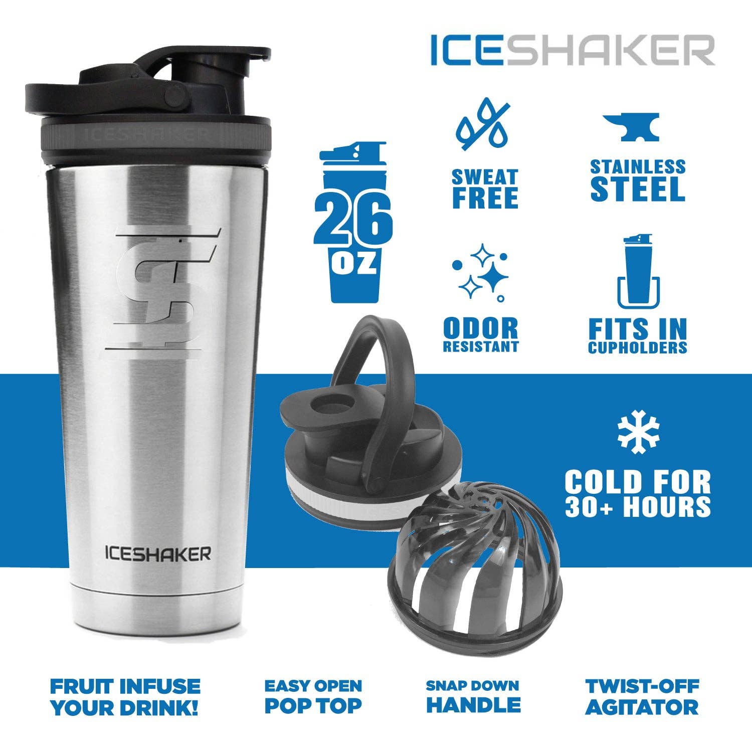 Ice Shaker - Wholesale Geïsoleerd drinkgerei - 26oz ijsschudder22