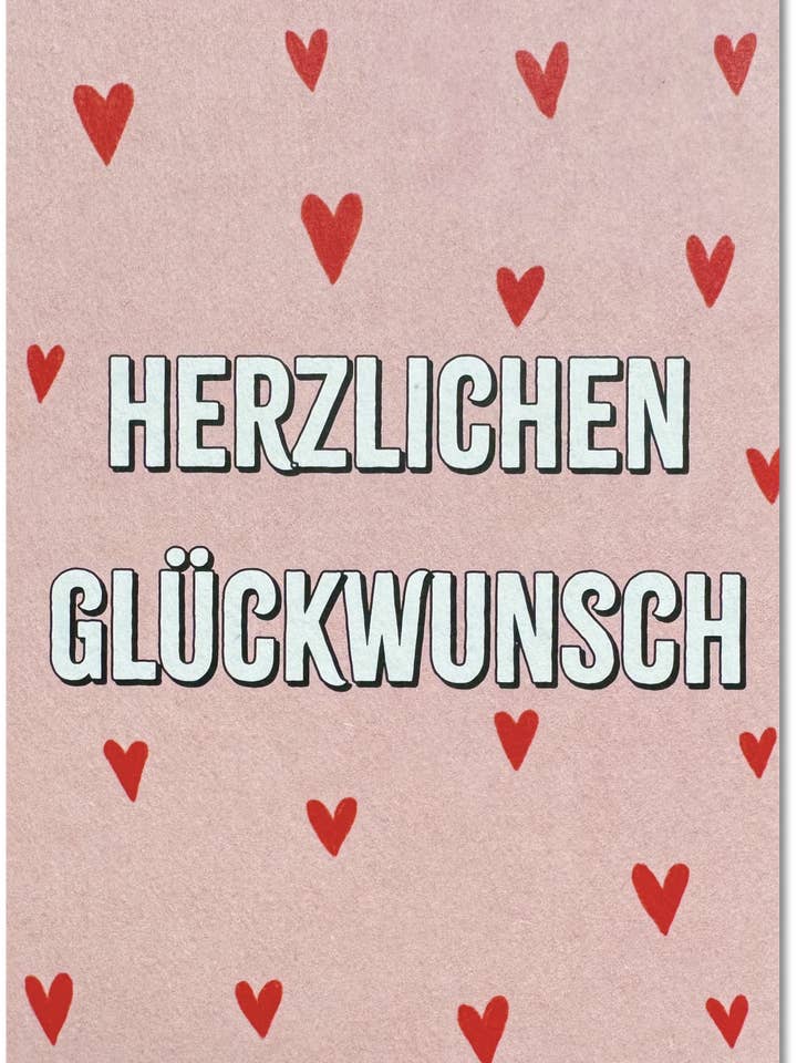 Congratulations hearts for wholesale by KEITCARDS