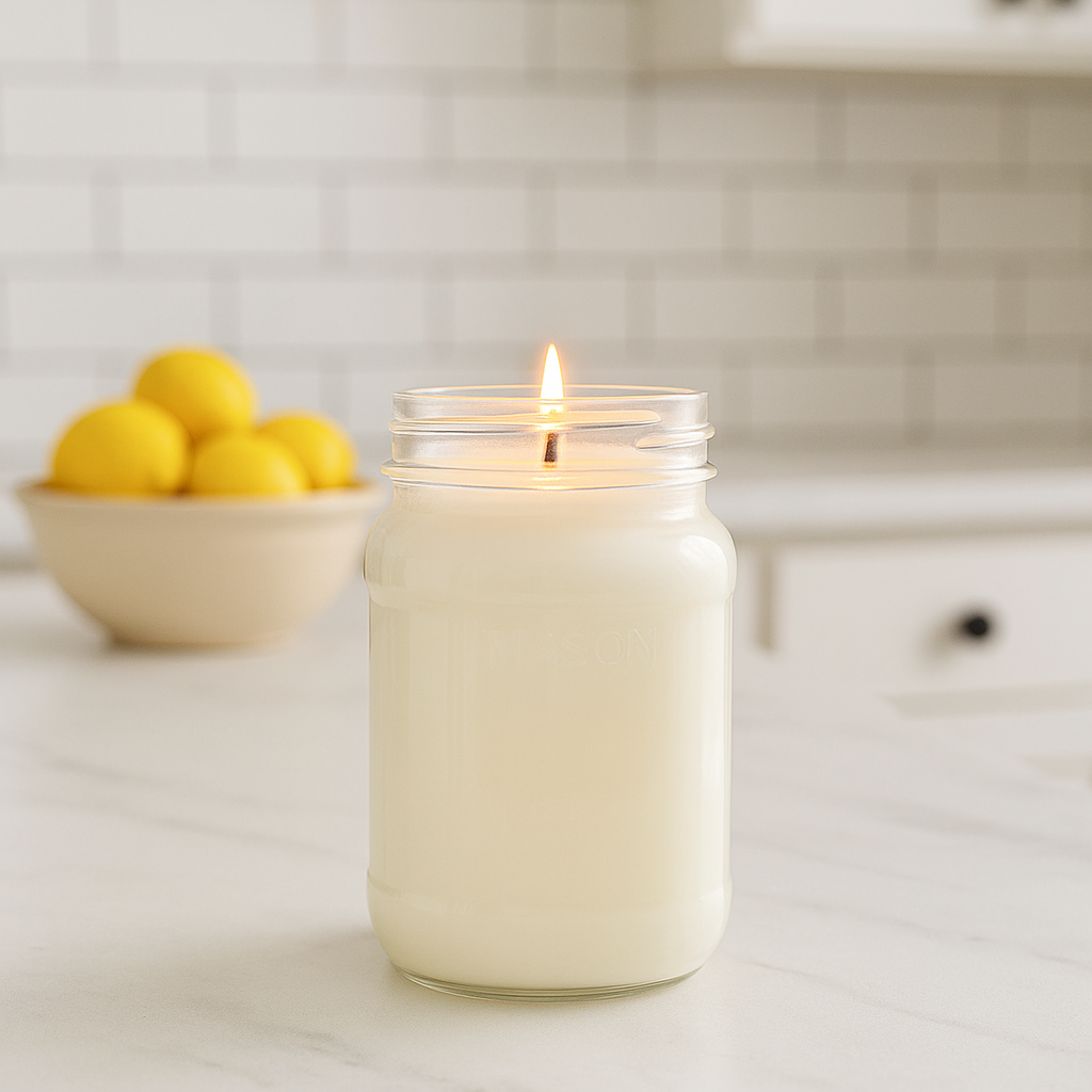 Miller Farm Candle Co - Wholesale Jar/Filled Candle - Ready to Label Mason Jar Soy Candle – 16 oz | Many Scents3