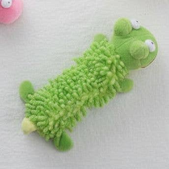Jouet à mâcher en peluche douce en forme de grenouille pour chiens pour la vente par kapeit