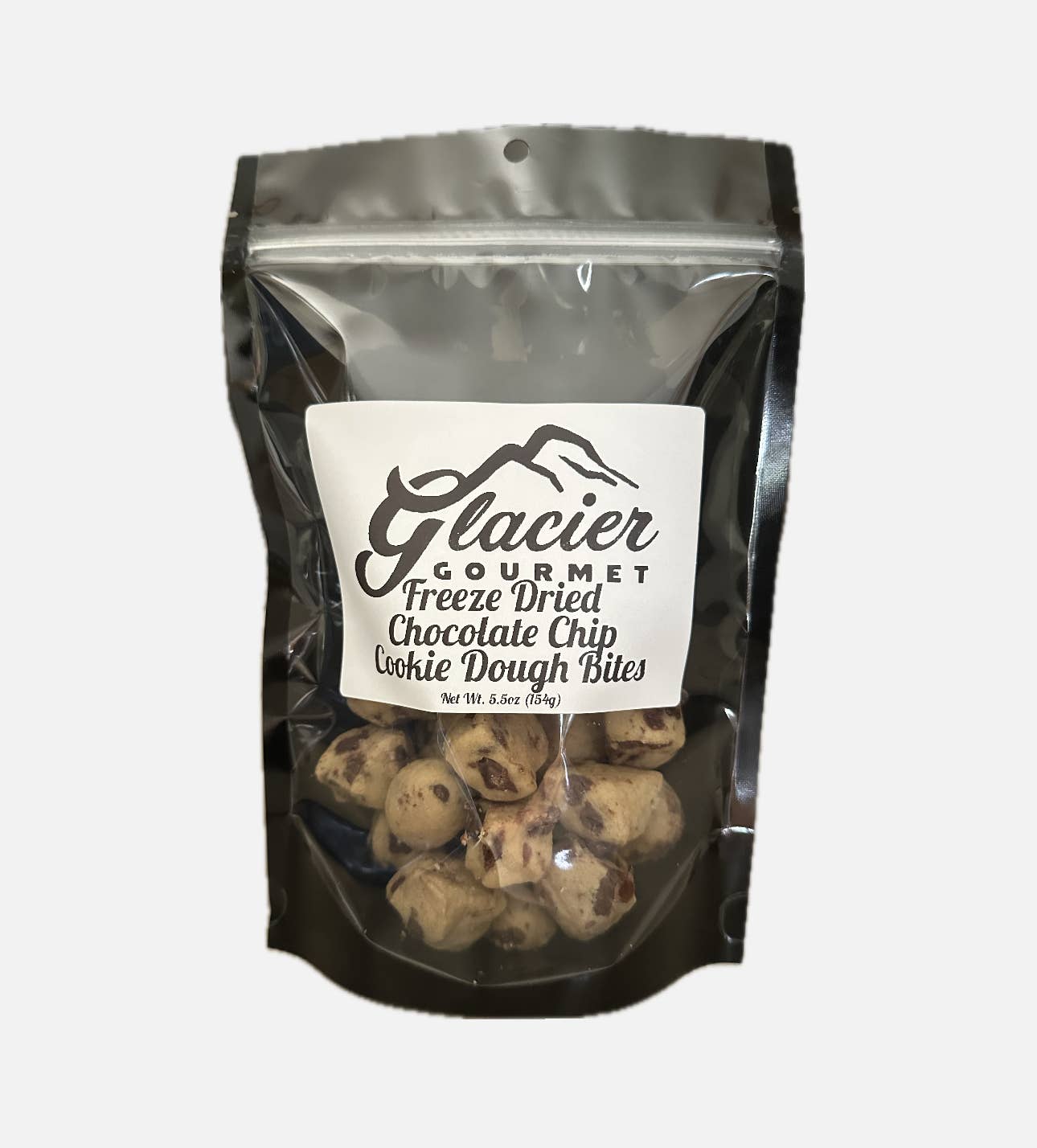 Glacier Gourmet - Wholesale Cookie - Freeze Dried Chocolate Chip Cookie Dough Bites - 5.5oz Bag