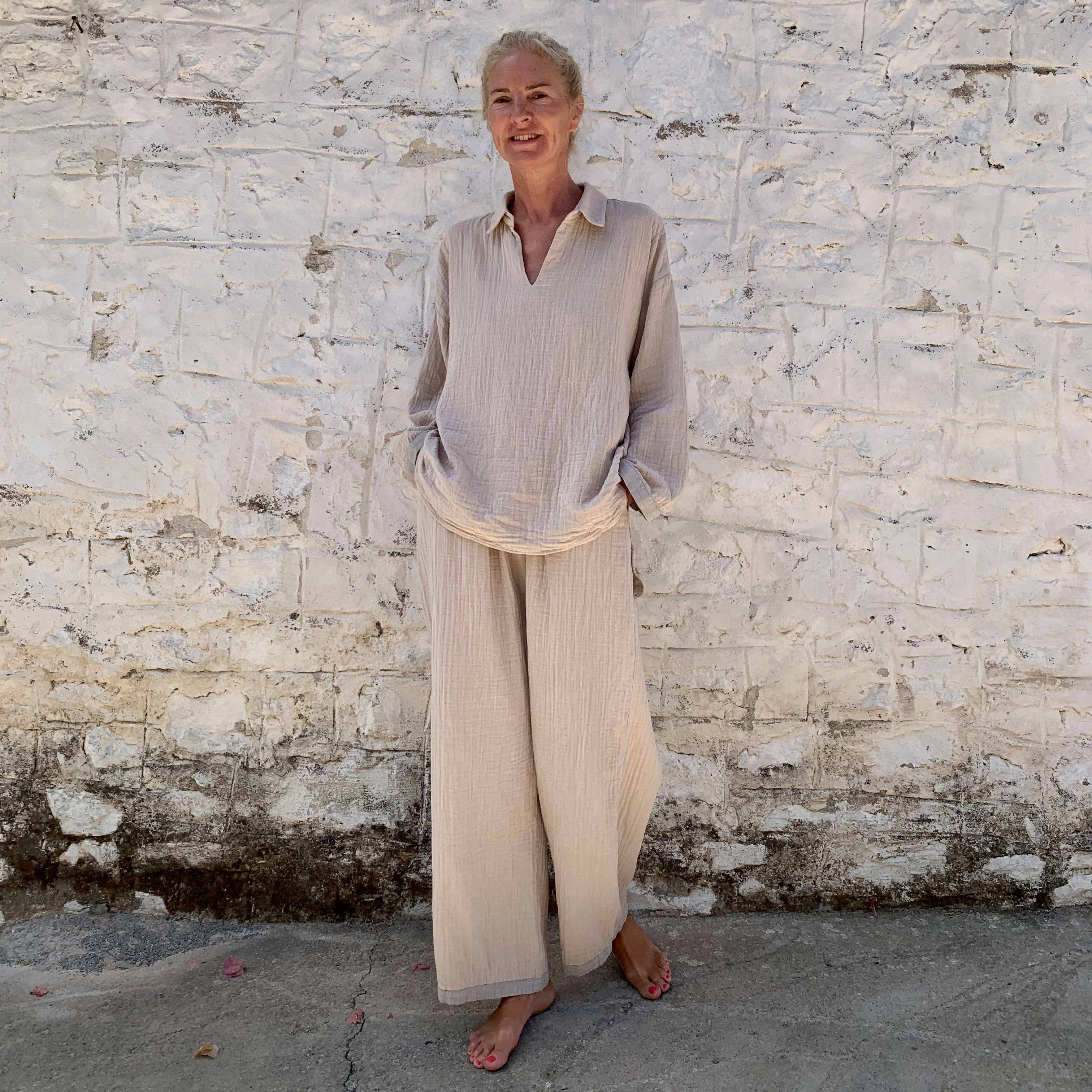 loom.ist – Großhandel Hose – Damen – Muslin-Hose zum Entspannen4