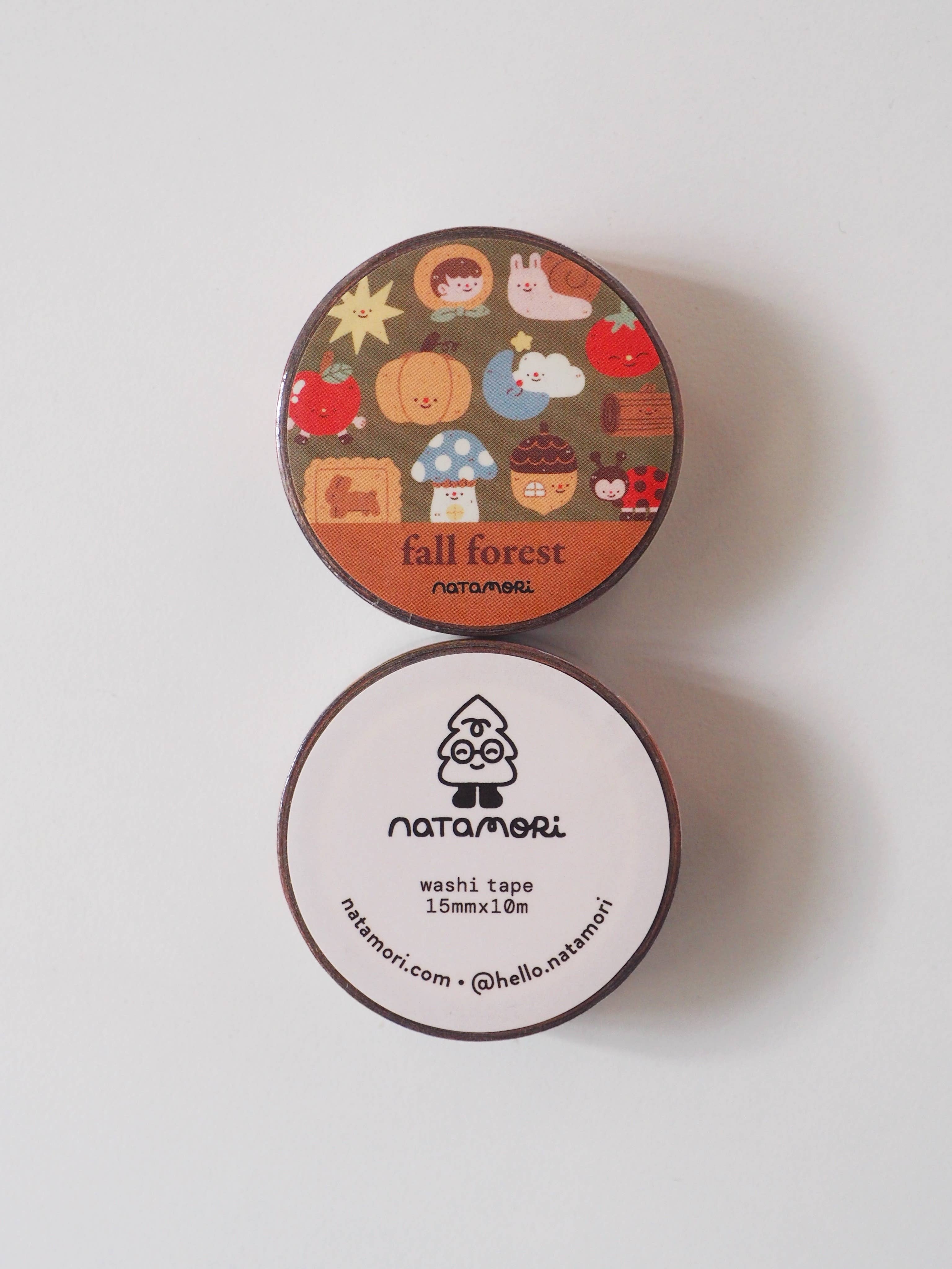 natamori - Vente Rubans adhésifs Washi - Forêt d'automne — Ruban Washi3