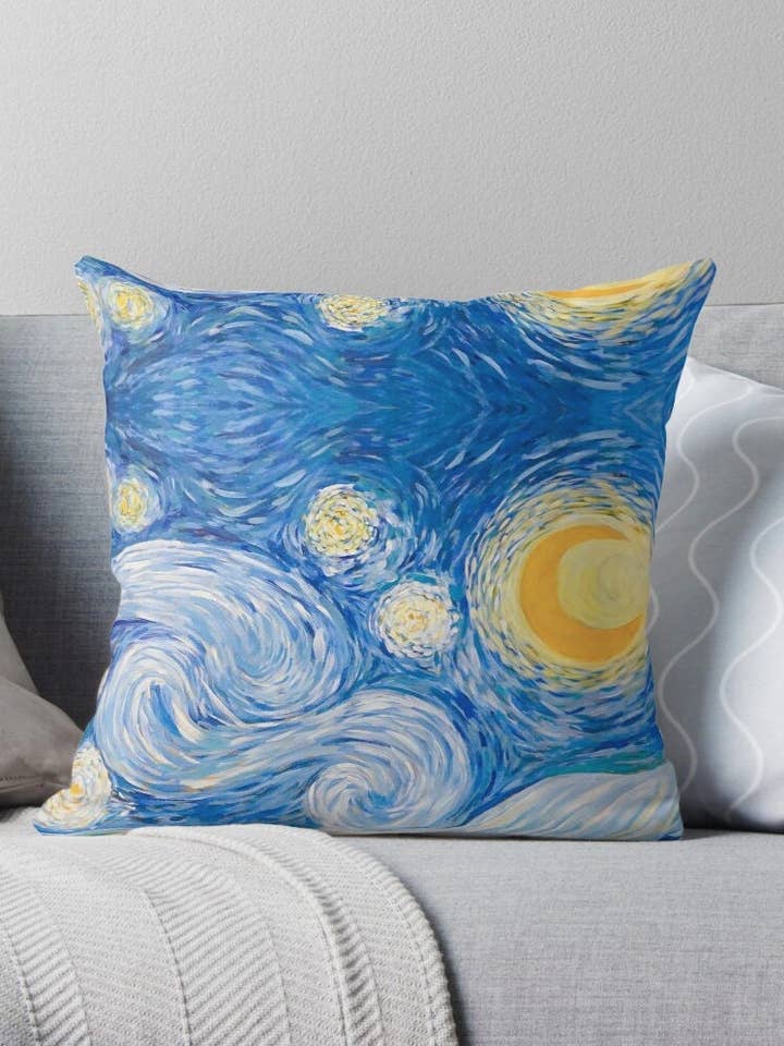 Die Sternennacht, von Van Gogh Painting Inspiration, Dekokissen für den Großhandel von SAVAQ