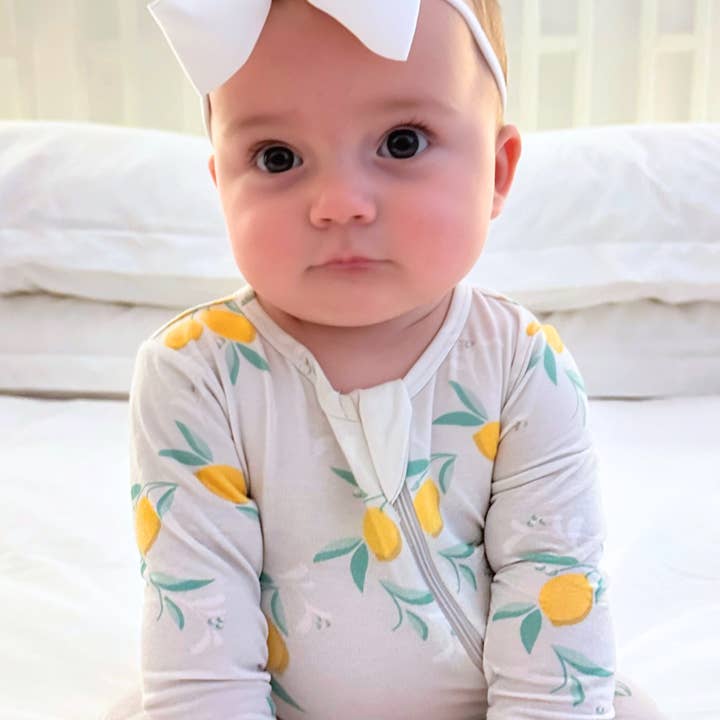 Zippered Romper in Citrus Gray for wholesale by Basically Soho