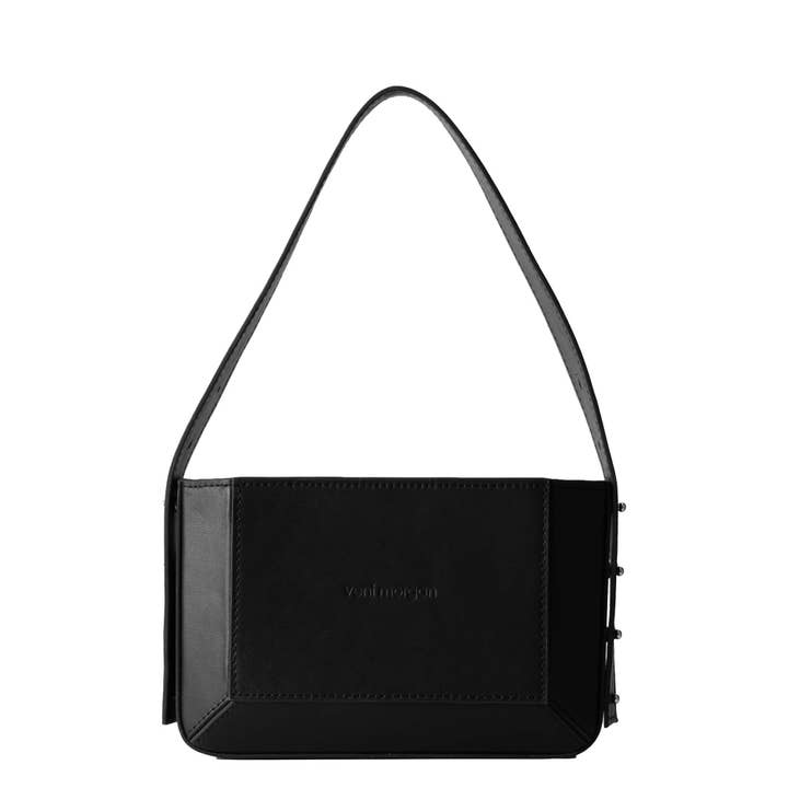 envi 2.0 i svart läder för wholesale av veni morgan