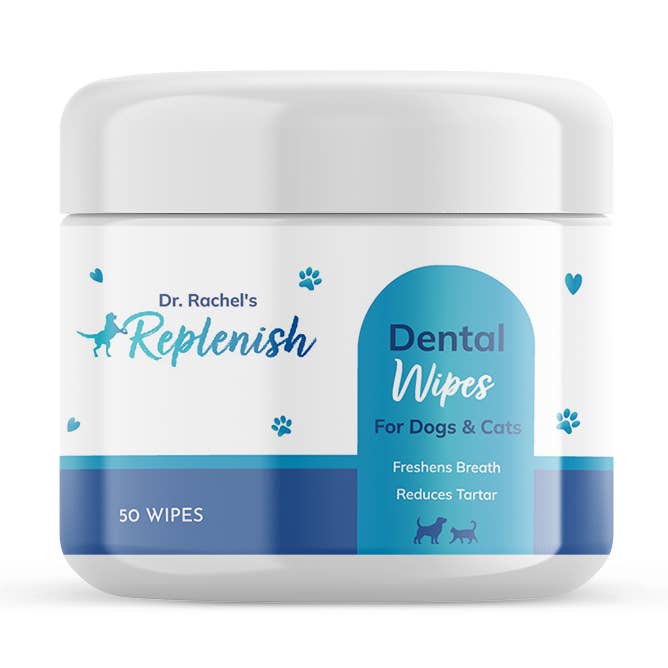 Dental Wipes for wholesale by Replenish Dog Water Supplement