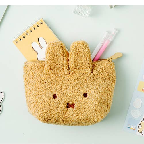 K-Wonderland - Vente Étuis/trousses à crayons - Trousse Multi-Usages Douillette et Moelleuse Miffy Face