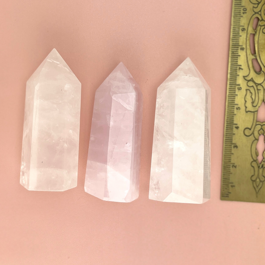 Sow the Magic - Vendita all'ingrosso Pietra/cristallo spirituale - Punta di Quarzo Rosa5