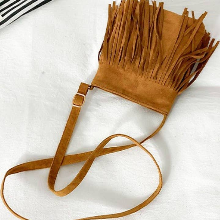 Kustom Kreations Goods – wholesale Axelväska - Dam – PU läder Crossbody väska med fransar