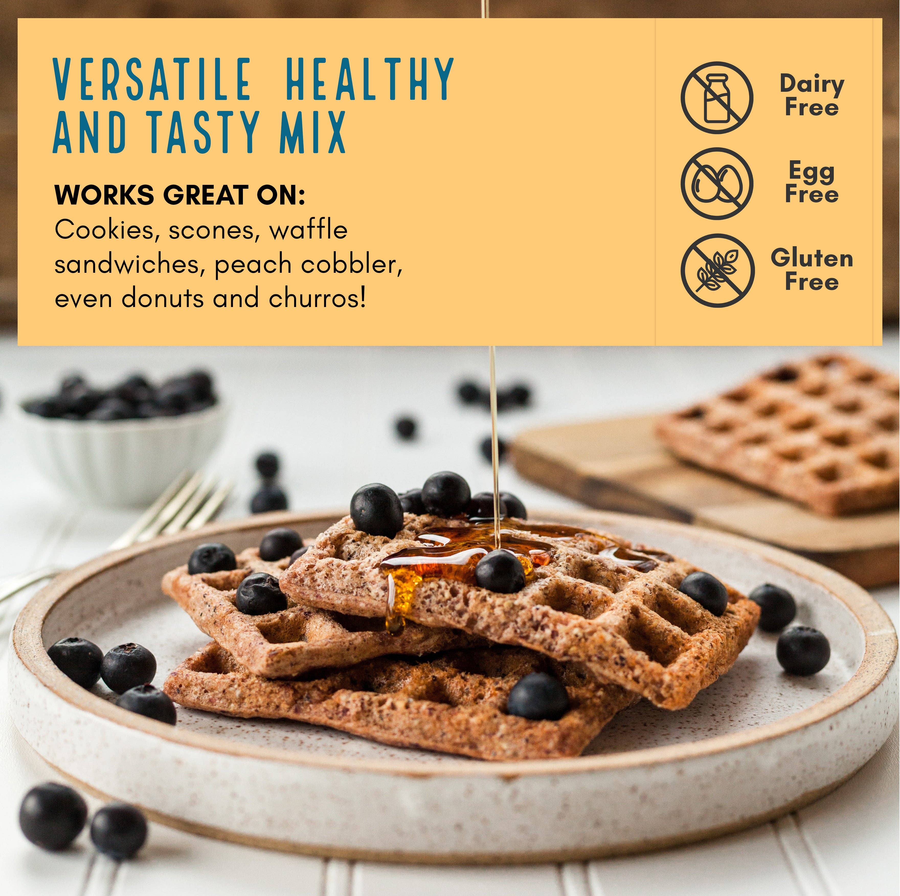 LusOasis – Engroshandel Pandekagemix – Raw Chocolatey Veganer, Glutenfri, Keto Venlig Bagning Mix7