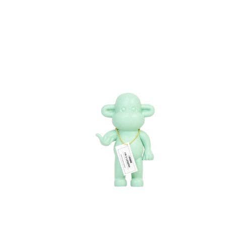 Housevitamin bv - Wholesale Decorative Figurine - Ornament - Hang Loose Monkey Figurine 'The Legend' - Polyresin -Mintgreen - 11x7x19cm6