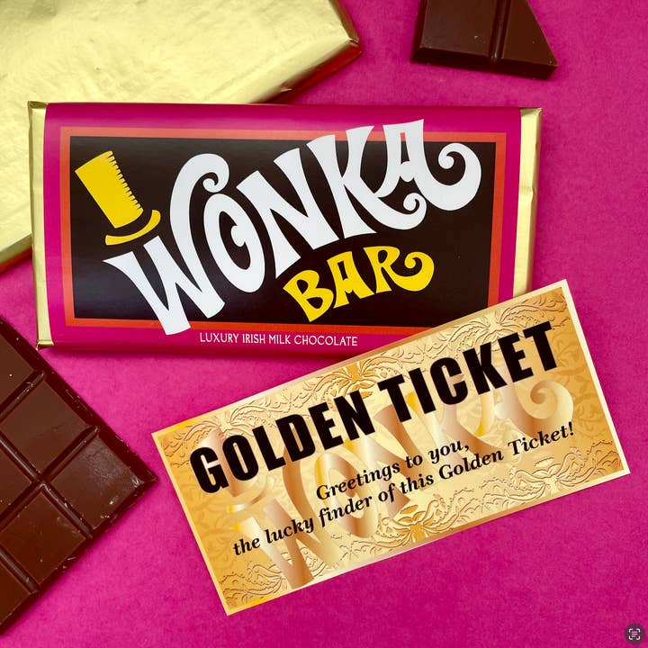 Barra WONKA con Boleto Dorado (No Metálico) y otras tendencias de Resultados para chocolate para reposteria al por mayor. Devoluciones gratuitas y condiciones de pago a 60 días en Faire en Faire.