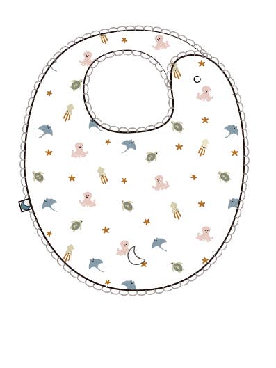 Ocean Bib for wholesale by Petite Siesta