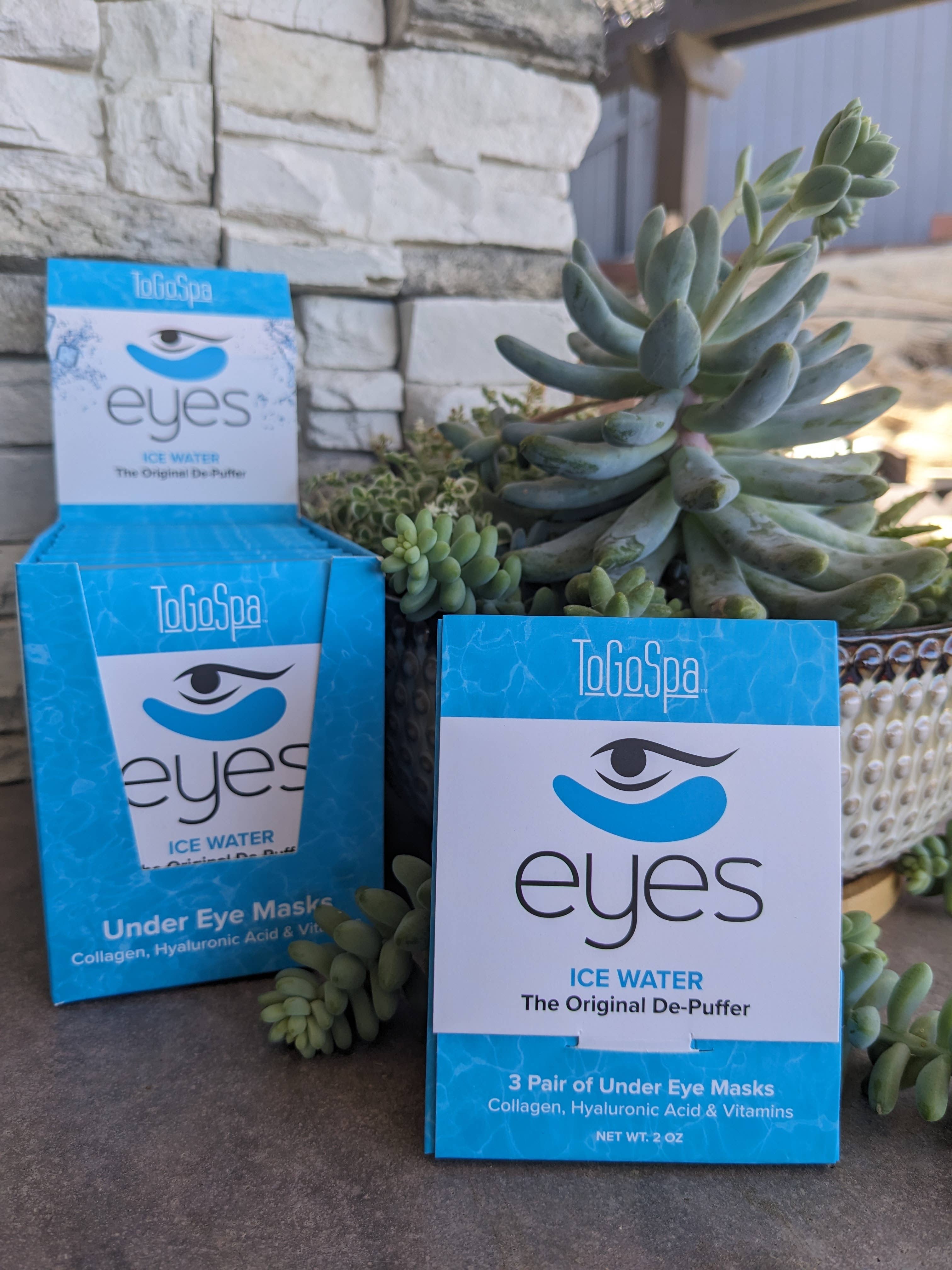 ToGoSpa - Wholesale Eye Treatment Mask - EYES: Ice Water The De-Puffer - 3 pack7
