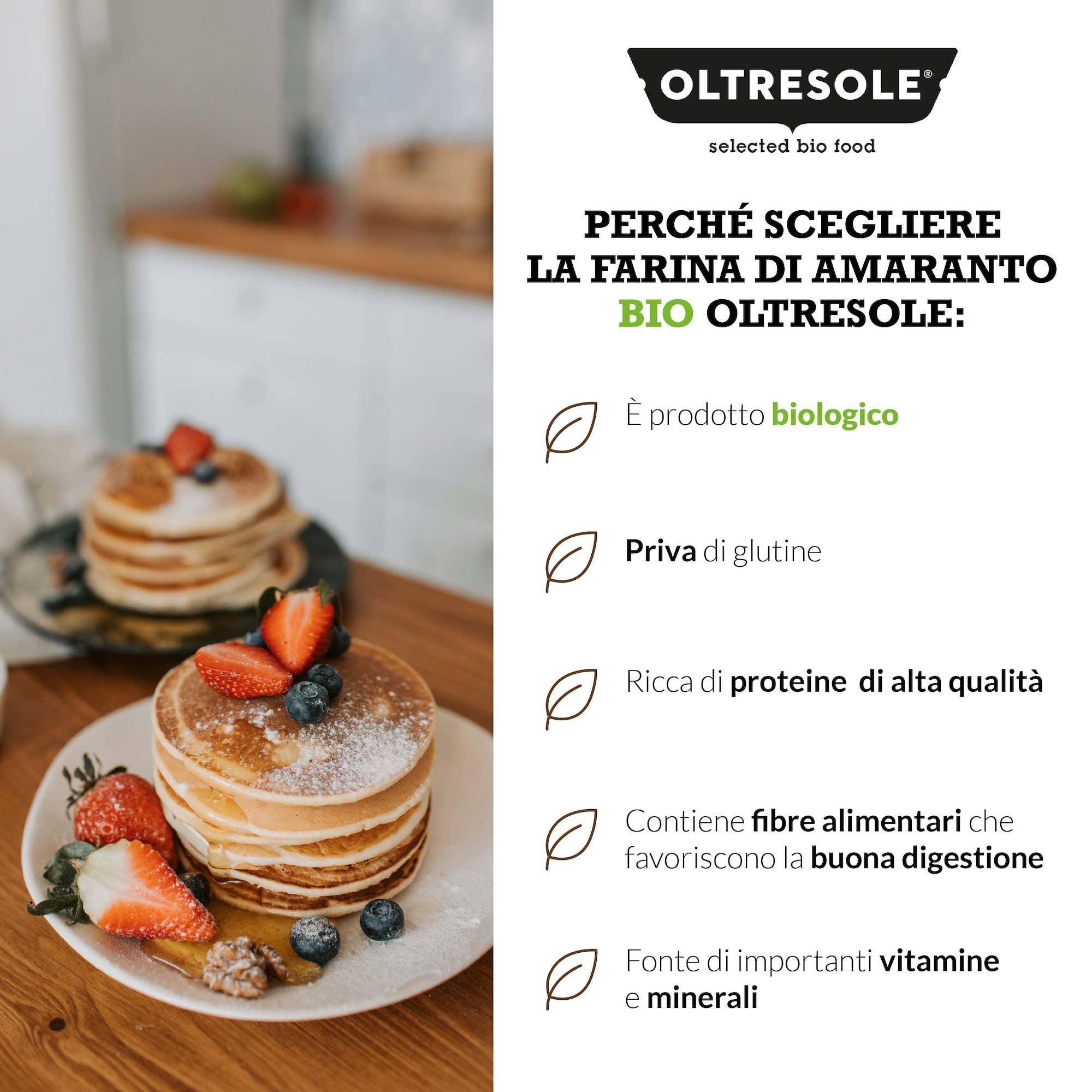 Oltresole - Wholesale Gluten-Free Flour - ORGANIC AMARANTH FLOUR 1 Kg4