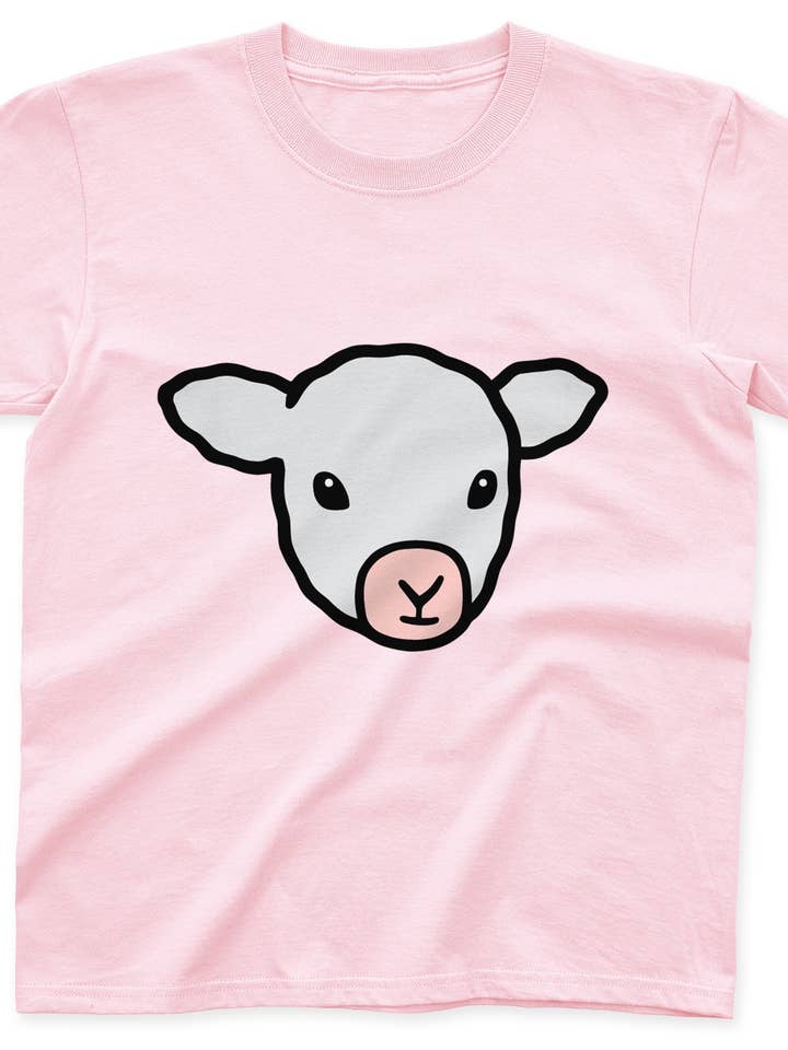 Kids' Lamb T-Shirt for wholesale by Clumsy Hooves