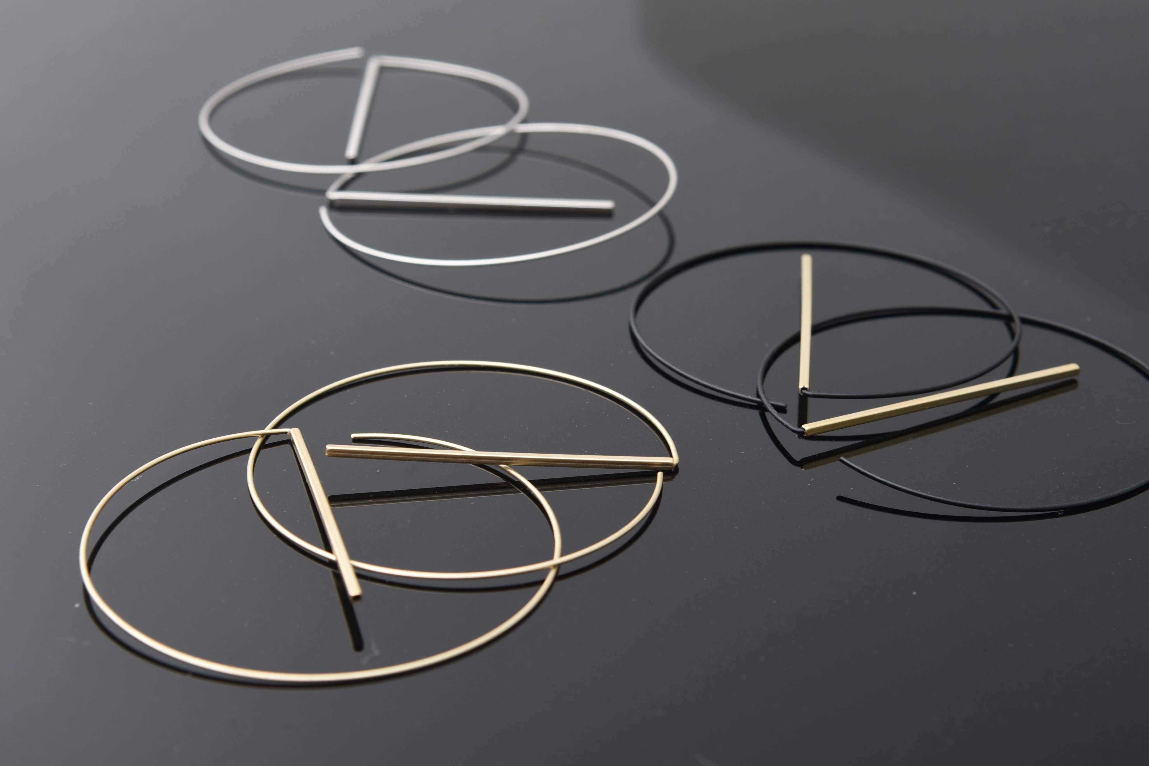 Pursuits - Vendita all'ingrosso Orecchini a cerchio - Orecchini a cerchio flottanti1