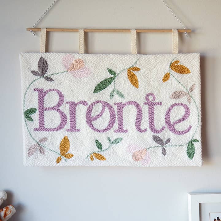Bannière florale et nom inspirée par le vintage pour la vente par Brown Betty Blue