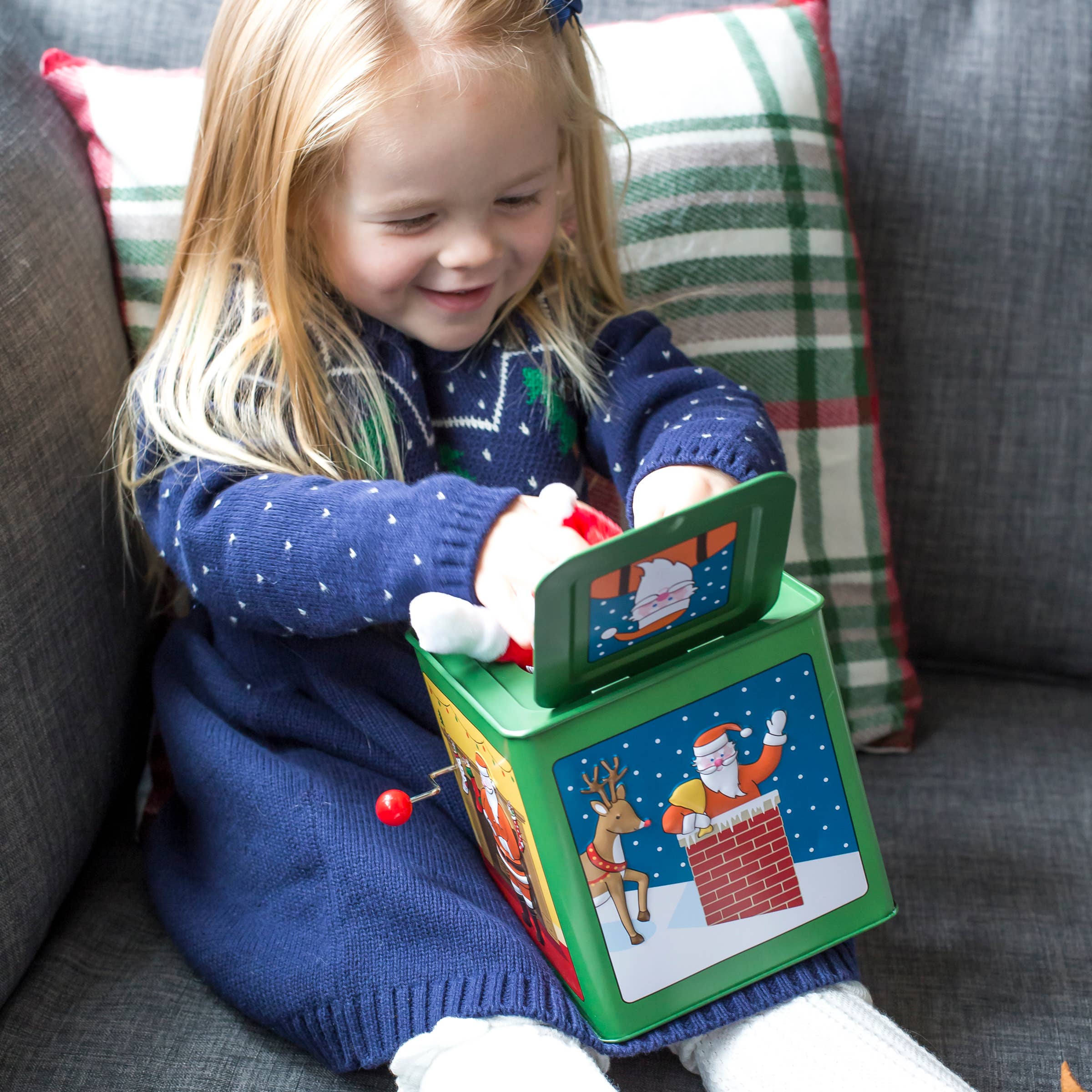 Jack Rabbit Creations - Wholesale Classic Toy - Kids - Santa Christmas Jack in the Box2