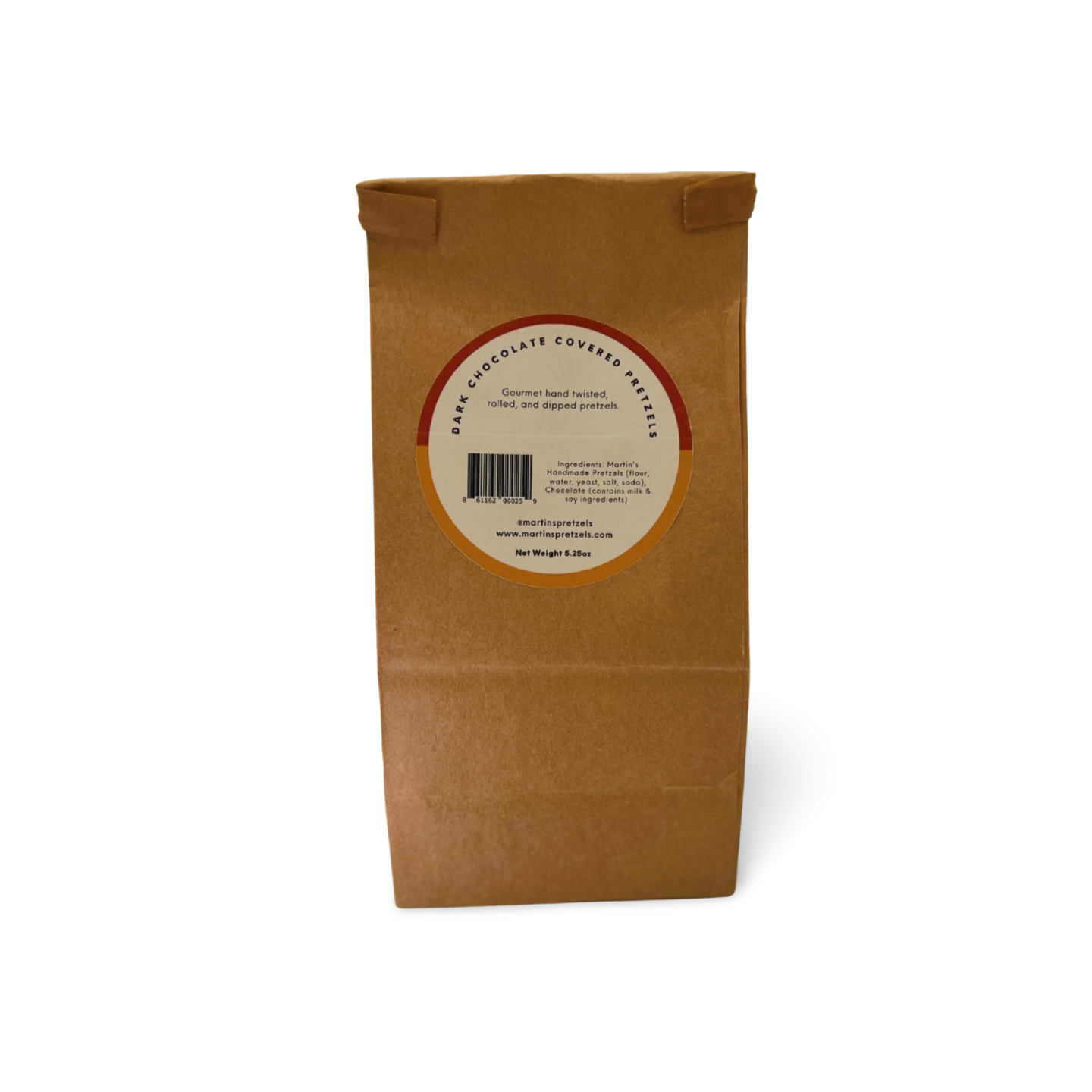 Martins Handmade Pretzels - Vente Bretzels - Bretzels enrobés de chocolat noir trempés à la main - Paq. de 31