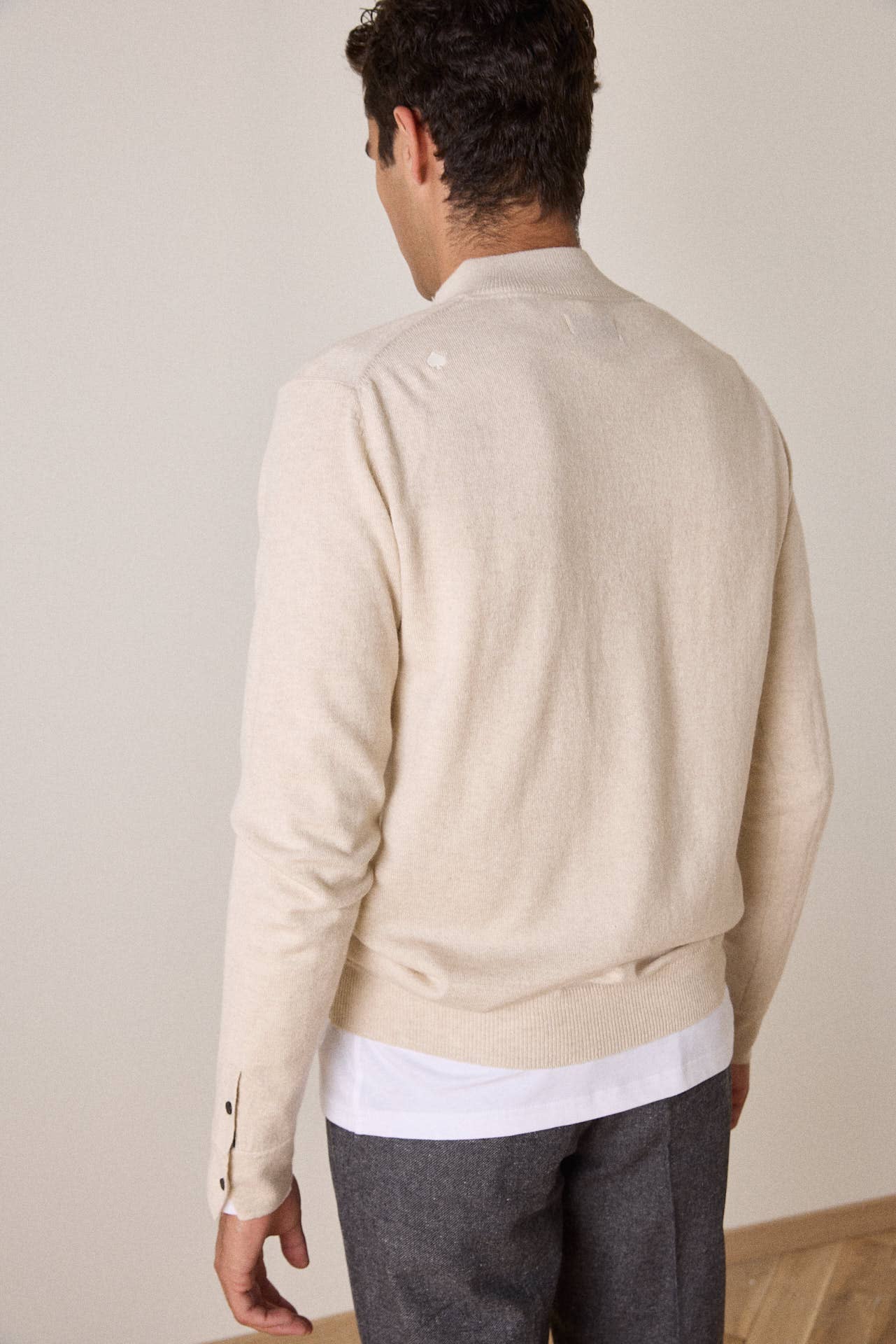 JAQK - Wholesale Knit Sweater - Men's - One Milk merino wool sweater3