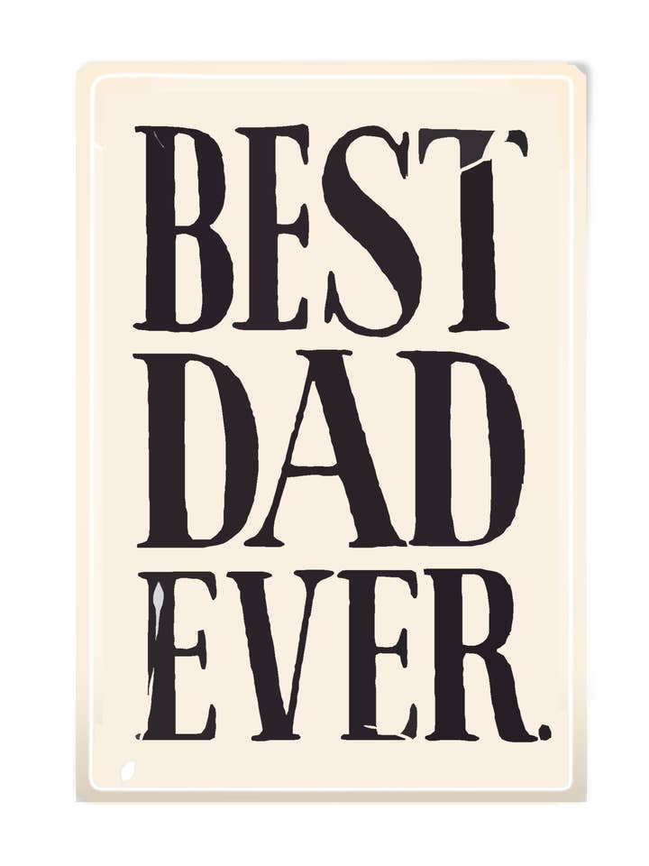 Best Dad Ever Decoupage Glass Tray for wholesale by Ben's Garden