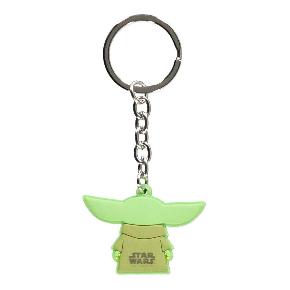 Meroncourt Europe Ltd – wholesale Keychain – Unisex – STAR WARS The Mandalorian Grogu The Child Rubber Keychain, G1
