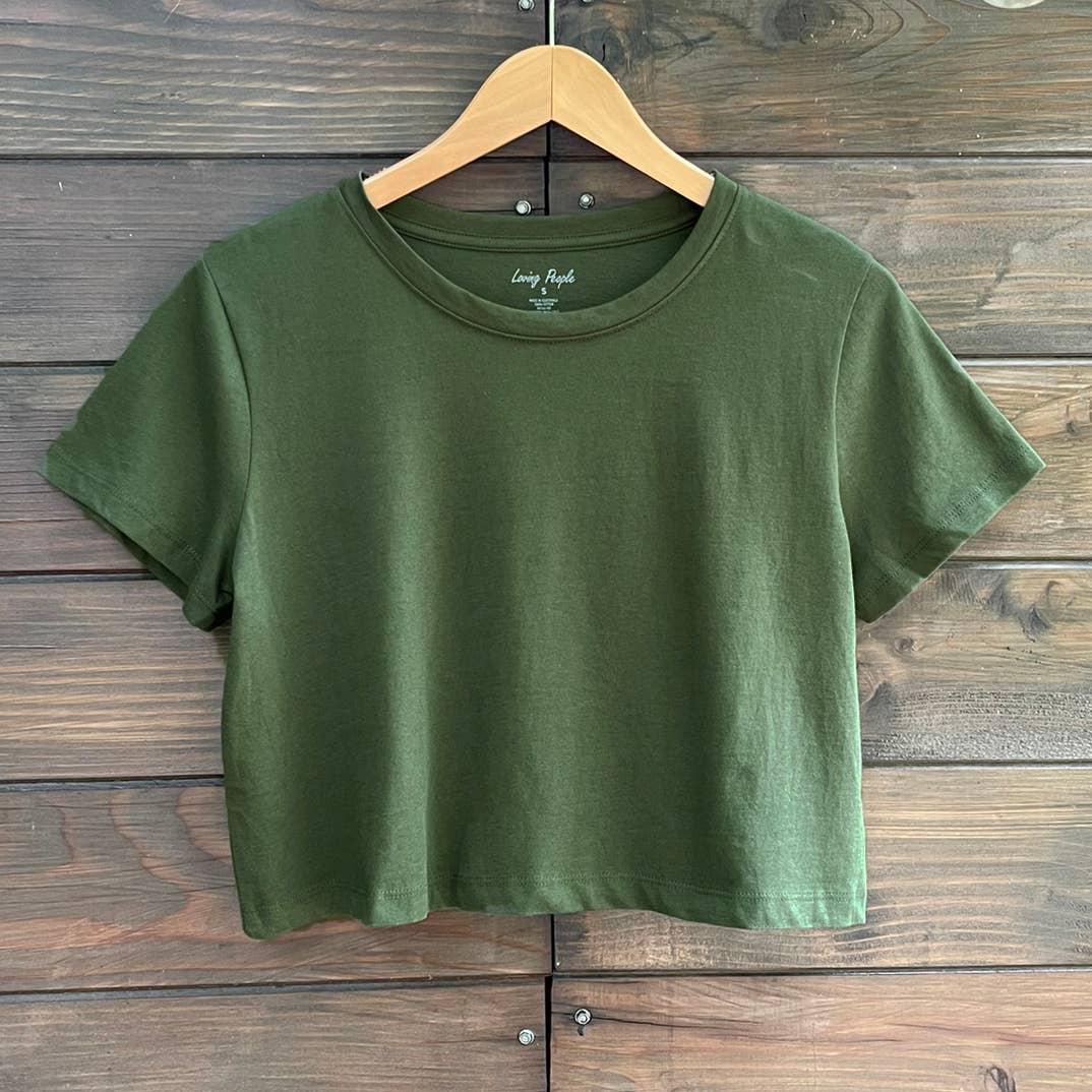 LOVING PEOPLE - Wholesale T-shirt – women's - Premium Cotton Crop Tops (New Colors!)90