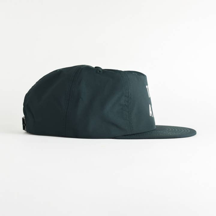 Endless August Supply Co. - Wholesale Flat Brim Cap - Unisex - Take A Hike Recycled Nylon Quick Dry Hat - pine green