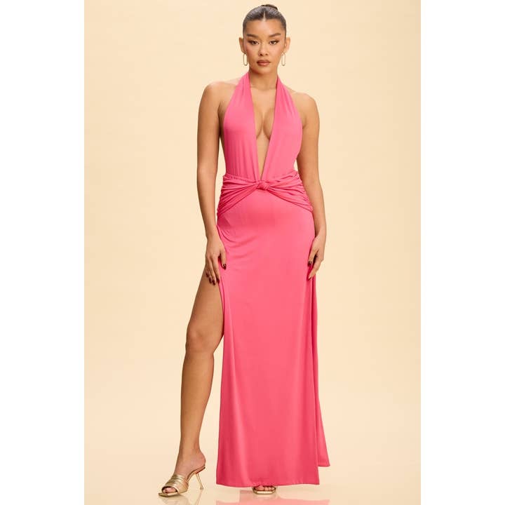 Robe maxi à dos nu pour la vente par Luxxel
