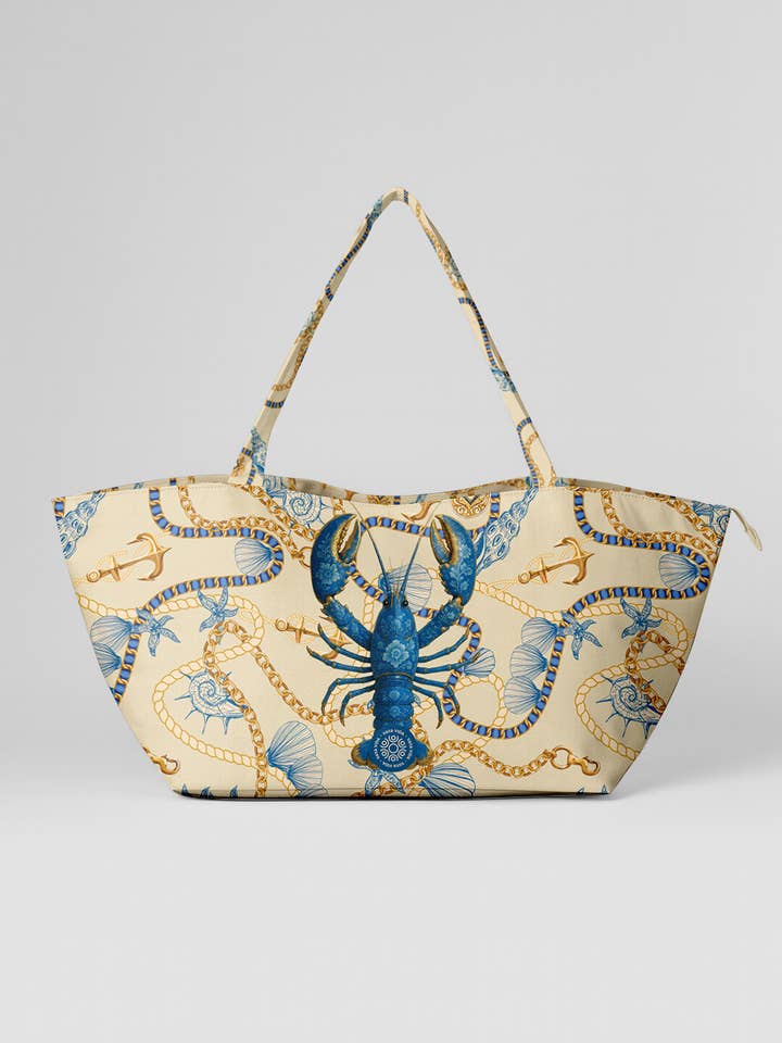 Travel Bag Blue Lobster for wholesale by Vaya Vida