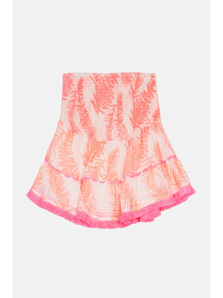 Piti Cuiti - Wholesale Skirt - Women's - NILO NEON ORANGE MINI SKIRT