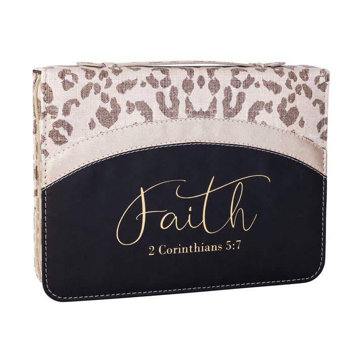 Divinity Boutique - Wholesale Bible Cover - Divine Details: Bible Cover - Leopard w/Metallic Gold6