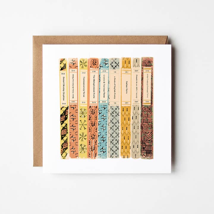 Design Smith - Wholesale Everyday Greeting Card - Penguin Poetry - blank greetings card