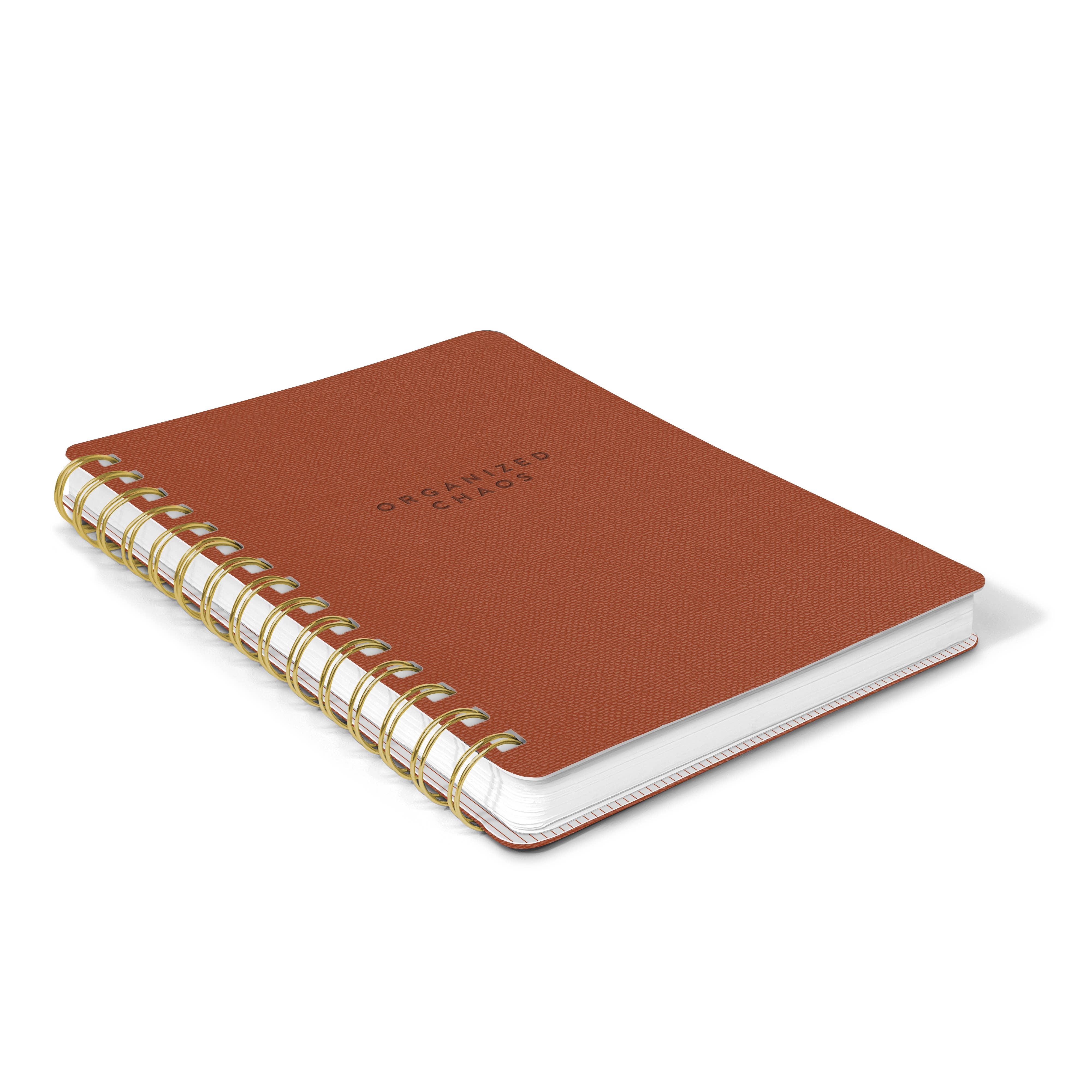 Studio Oh! - Wholesale Notebook - Agatha Notebooks - Organized Chaos (Cinnamon Brown)3