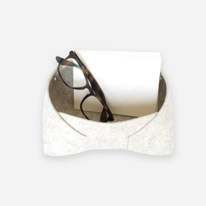 Catch-all Basket - 100% Wool Felt for wholesale by Lion Looms