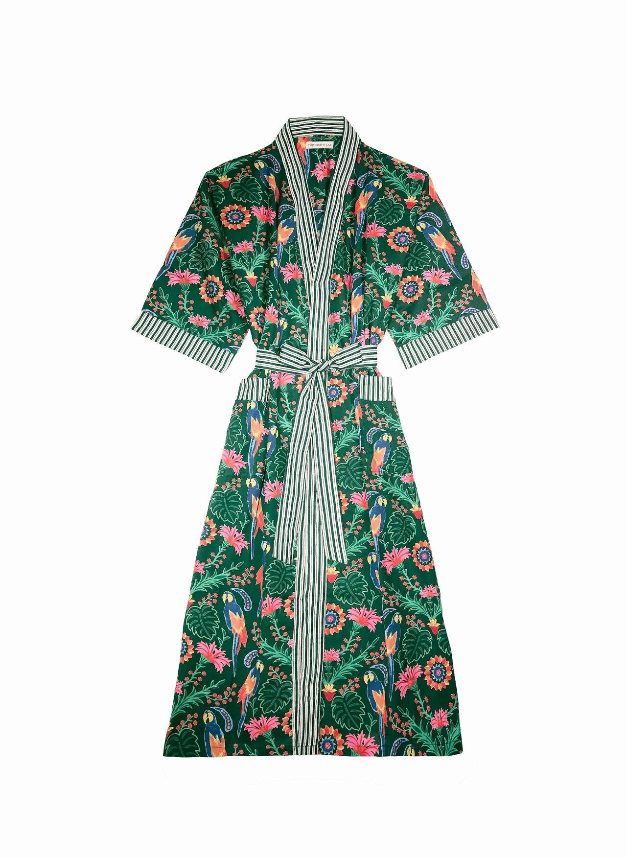 Curiosity Lab - Vendita all'ingrosso Kimono - Donna - Kimono lungo in cotone indiano Mandu21