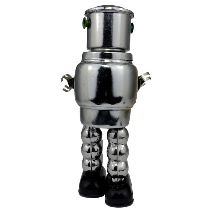 Tribal Trade GmbH - Wholesale Decorative Figurine - Robot Mechanical Roby Robot silver tin robot2