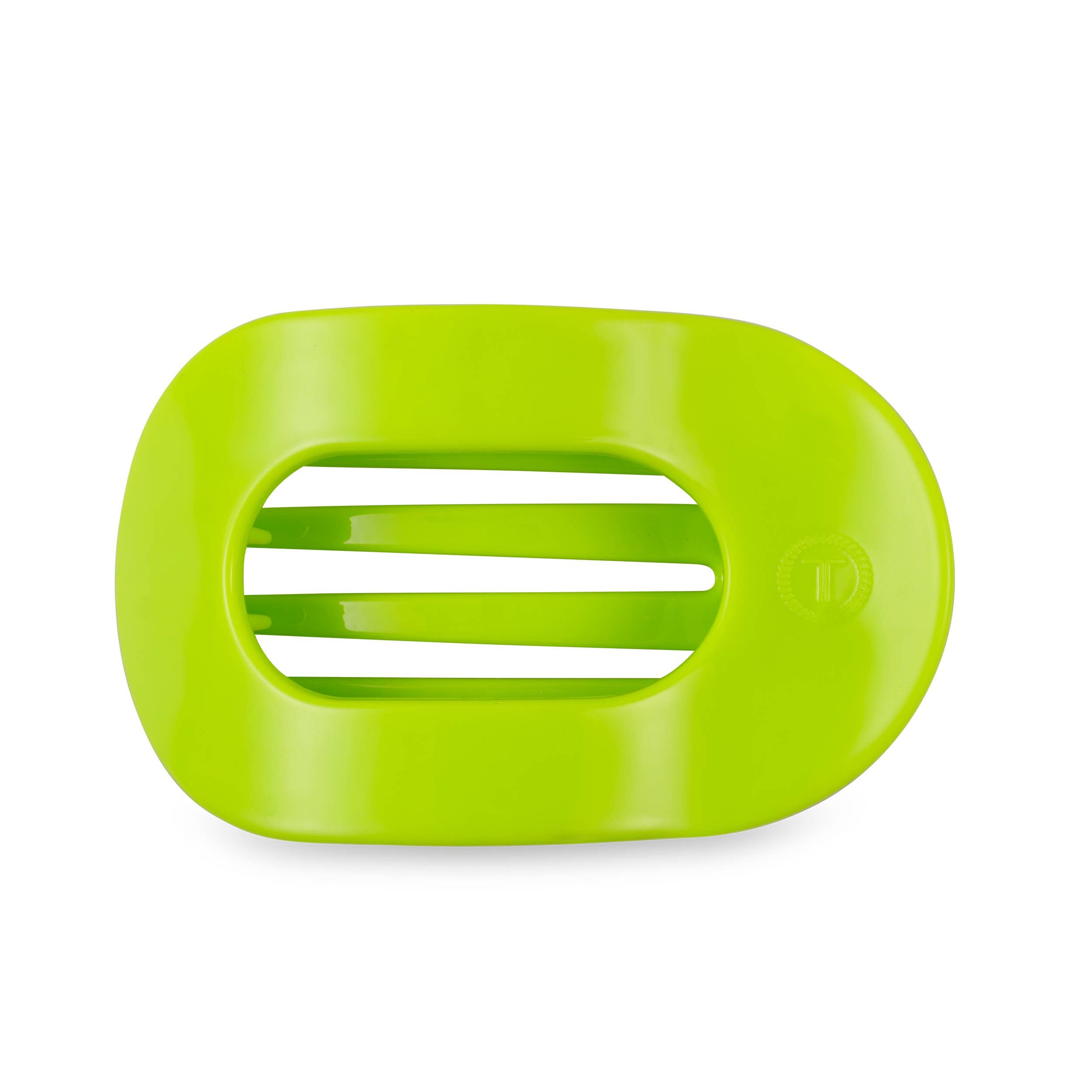 TELETIES - Wholesale Hair Clip - Women's - Flat Round Hair Clip | Large | Summer Brights