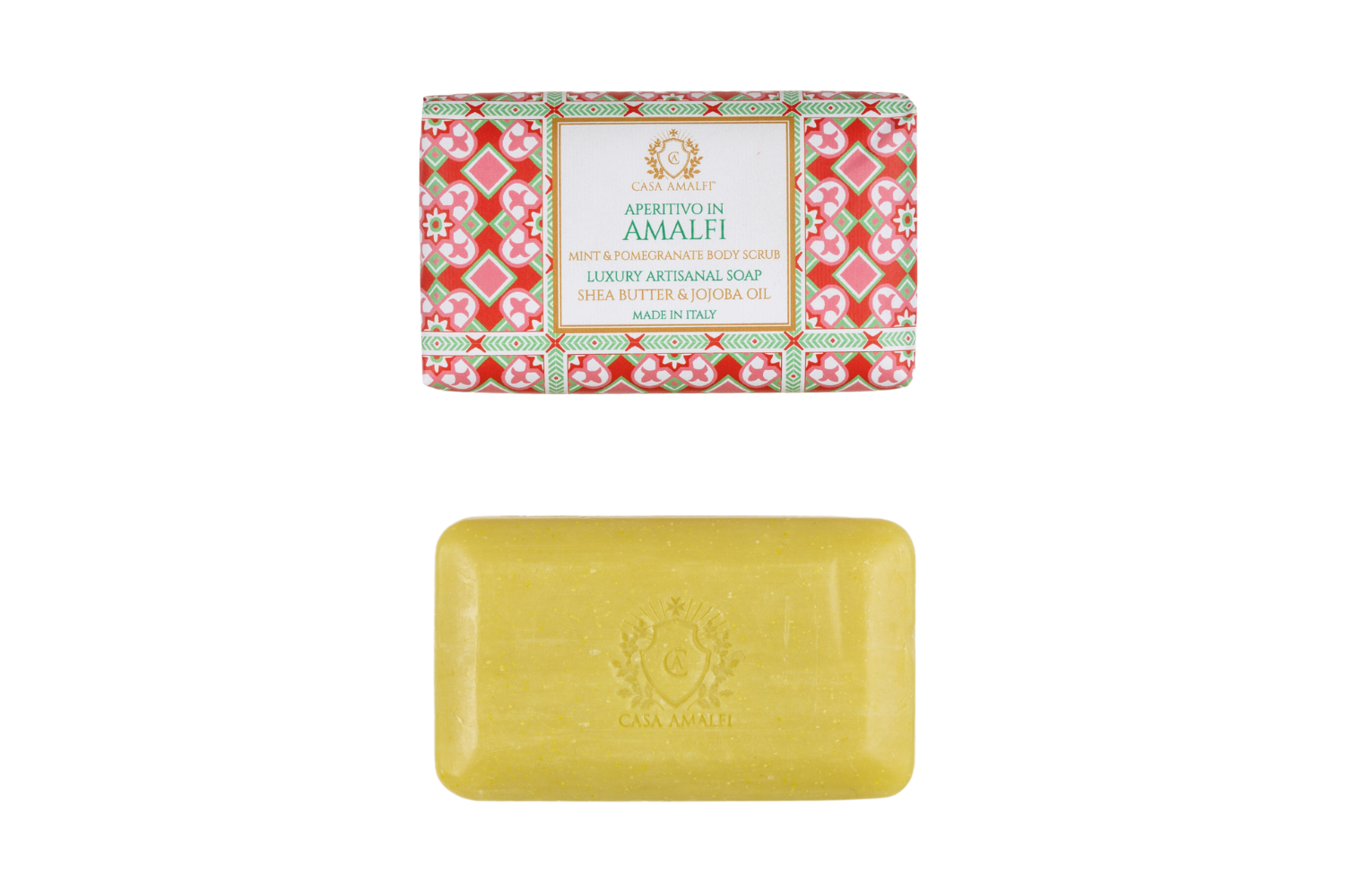 Casa Amalfi - Wholesale Bar Soap - Aperitivo in Amalfi Mint & Pomegranate Bar Soap1