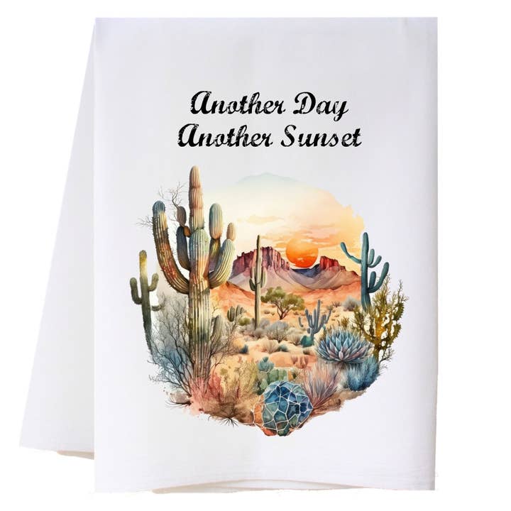 Southwest Landscape 1 Kitchen Towel for wholesale by Cora & Pate