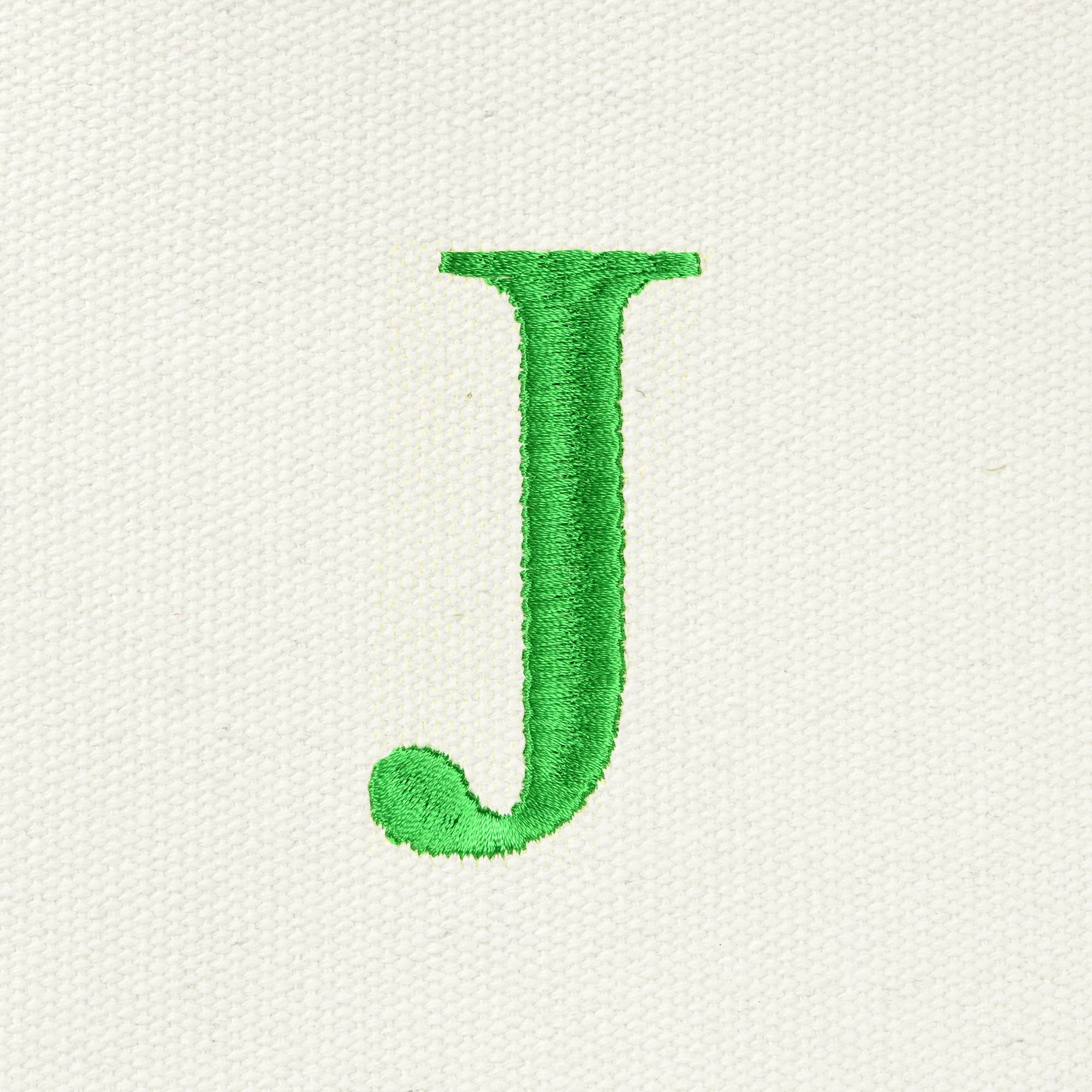 Dalix - Wholesale Tote Bag - Women's - DALIX Medium Personalized Tote Bag Monogram Letter J18