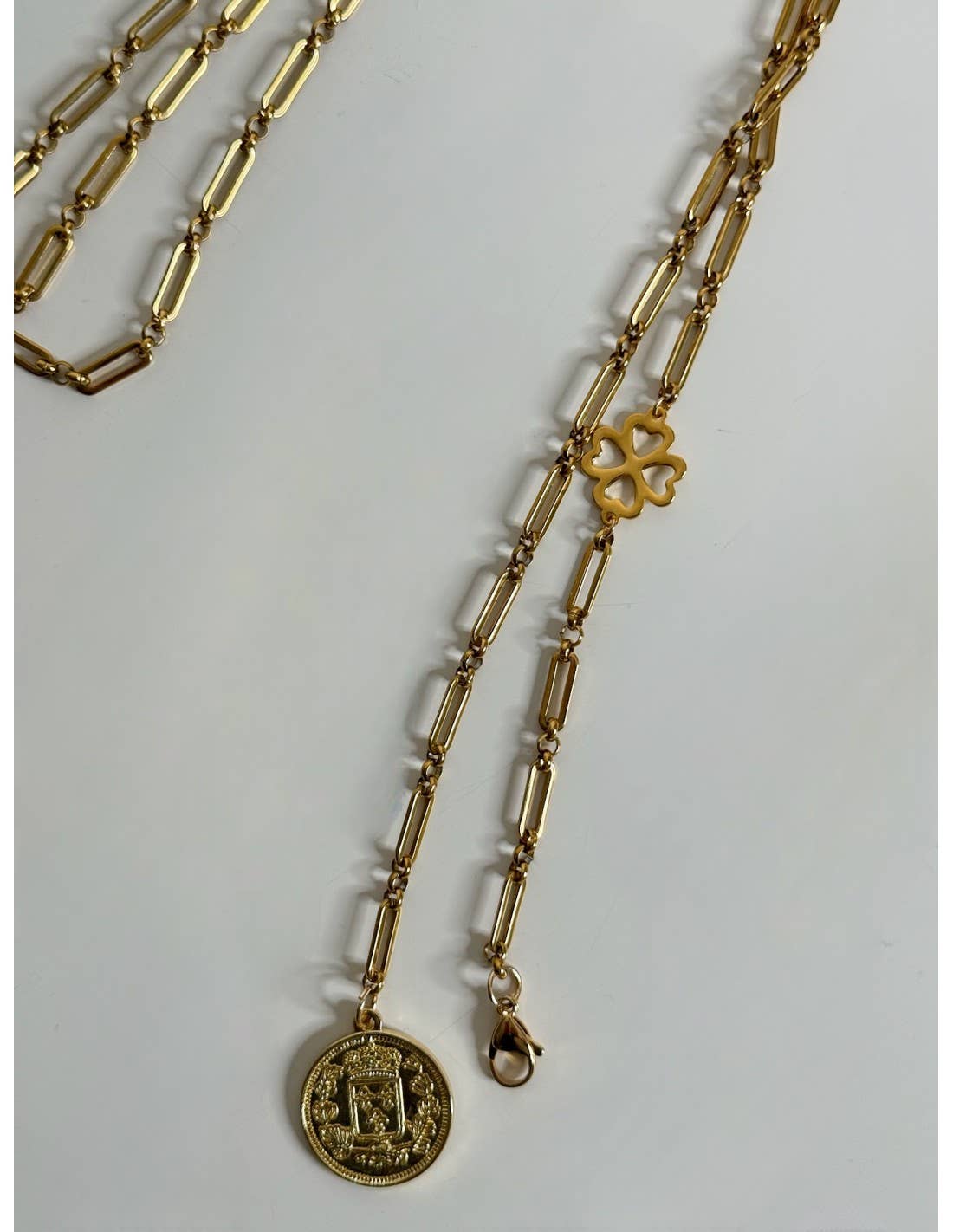 EDITION LIMITEE - Vendita all'ingrosso Collana con ciondolo/pendaglio - Collana FORTUNA in acciaio inox1