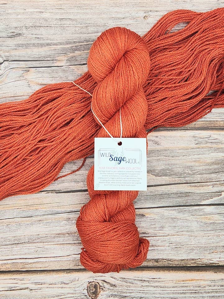 Pumpkin Crisp - Fingering - RTS for wholesale by Wild Sage Wool
