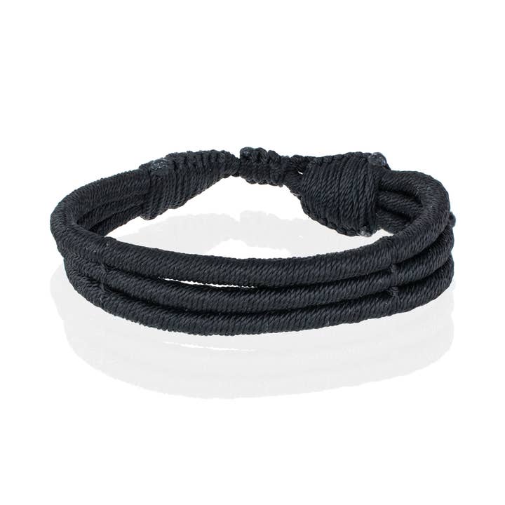 Bracelet Teopan - Noir pour la vente par SEQUENCE APPAREL LLC
