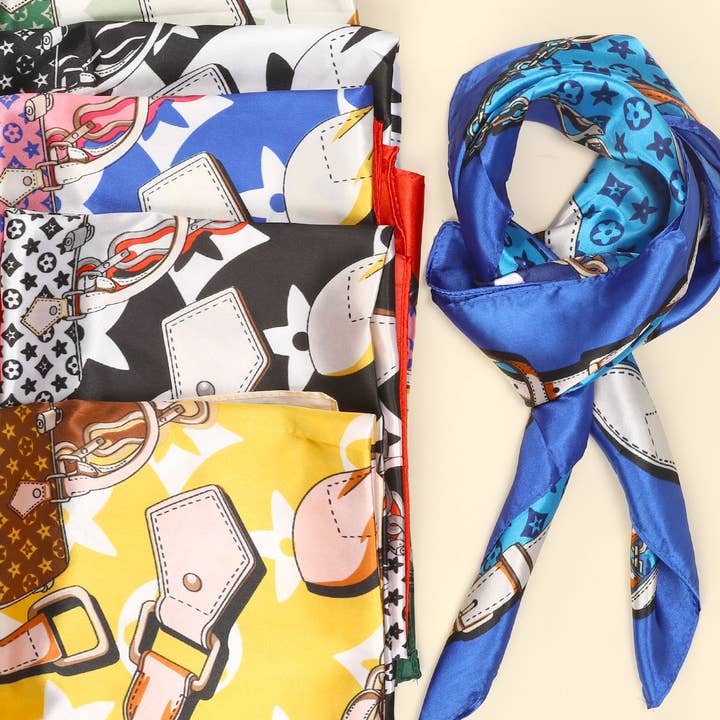 Floral Monogram Pattern Square Scarf with Fashion-Inspired and other Purchase Wholesale blusas para dama. Free Returns & Net 60 Terms on Faire trending on Faire.